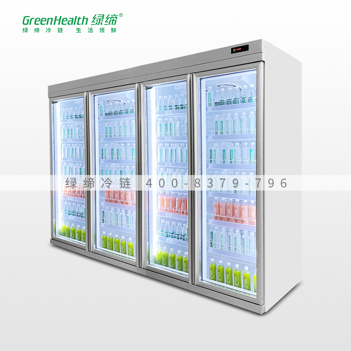 四門外機平頭冷藏展示柜
