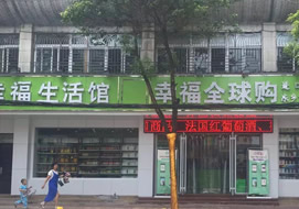 東鄉縣幸福全球購購置風冷柜案例